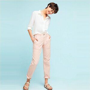 Washed Wandered Utility Pants in Rose - EUC